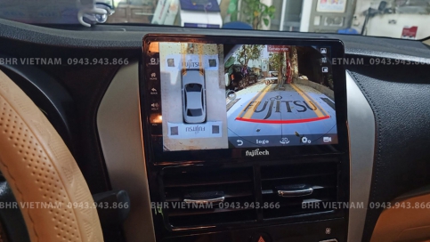 Màn hình DVD Android liền camera 360 Toyota Yaris 2019 - nay | Fujitech 360 